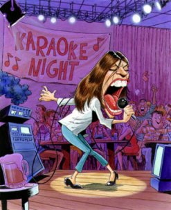karaoke cartoon